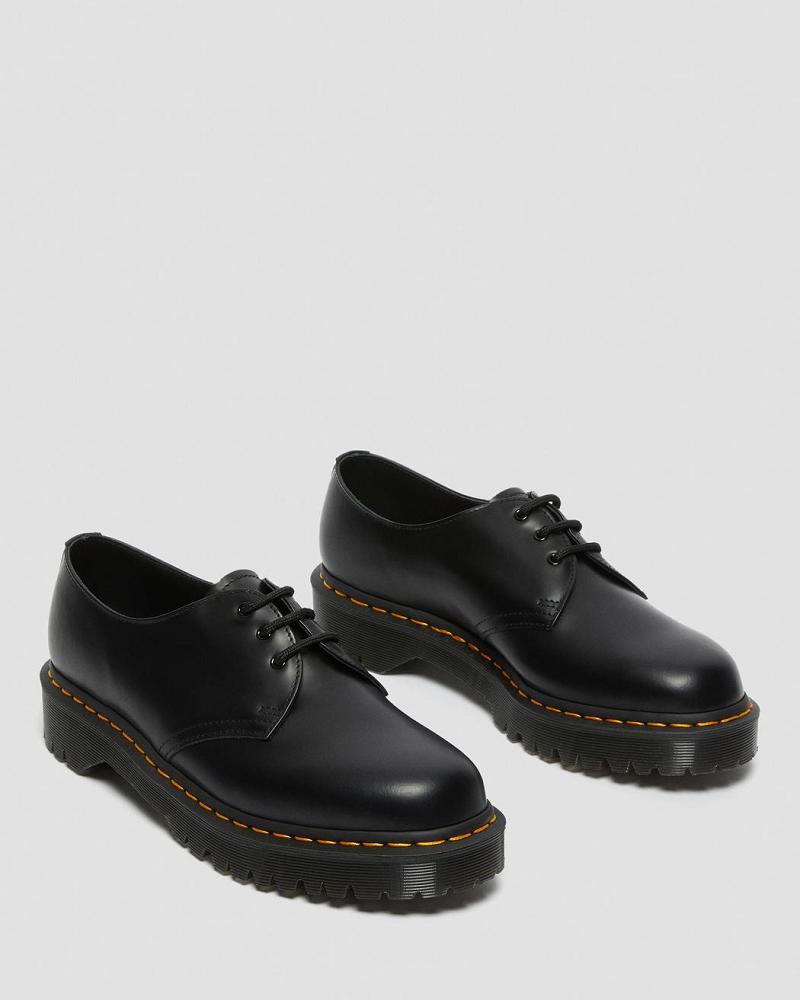 Black Women's Dr Martens 1461 Bex Smooth Leather Oxfords Shoes | CA 343ILH